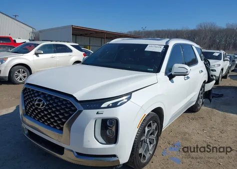 2022 Hyundai Palisade Calligraphy z USA, uszkodzony, nr VIN KM8R7DHE1NU385008